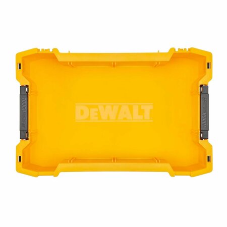 Stanley DeWalt ToughSystem 12.05 in. W X 4.5 in. H Deep Tool Tray Polypropylene 1 compartments Black/Yellow DWST08120